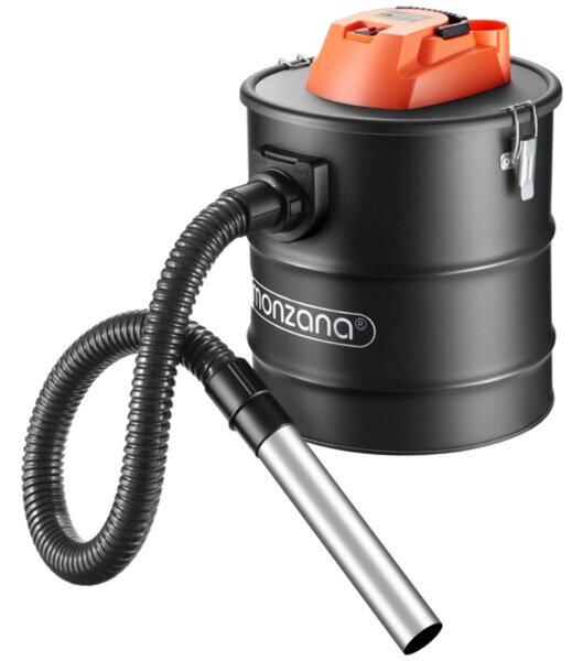 Sesalnik za pepel BENEDIKT, 1200 W, 18 kPa, črno/oranžen Monzana