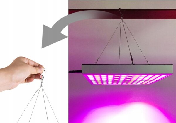 225 LED UV panel za rast rastlin 36W