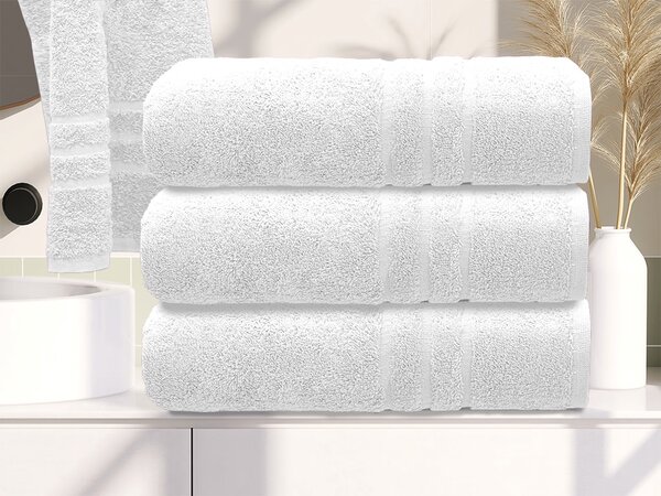 Brisača Comfort 70 x 140 cm bela, 100% bombaž