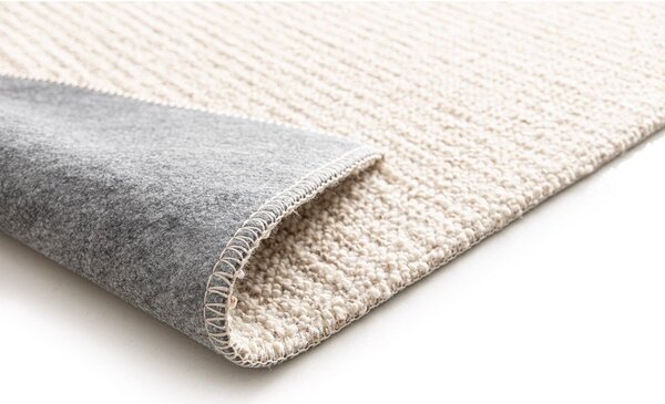 Kremno bela preproga 80x150 cm Lumen Liso – Universal