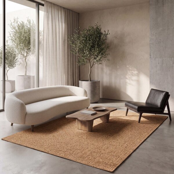 Preproga v naravni barvi 80x150 cm Lumen Liso – Universal