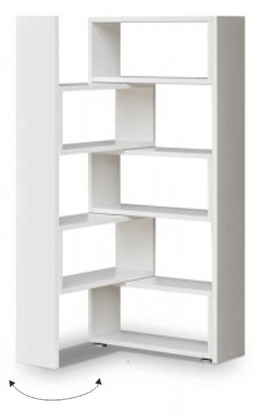 KONDELA Regal, bel, KLOE II