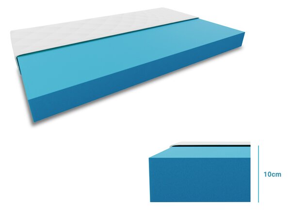 Pena vzmetnica Economy 90 x 200 cm Zaščita vzmetnice: BREZ zaščite vzmetnice