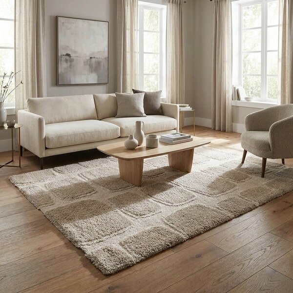 Bež/kremno bela preproga 120x170 cm Ember – Universal