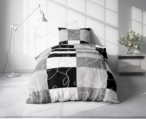Krep posteljnina KASPARO BLEND siva Dimenzije posteljnine: 70 x 90 cm | 140 x 200 cm