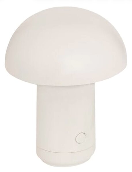 LED namizna svetilka FUNGHI 11,2 cm, bela