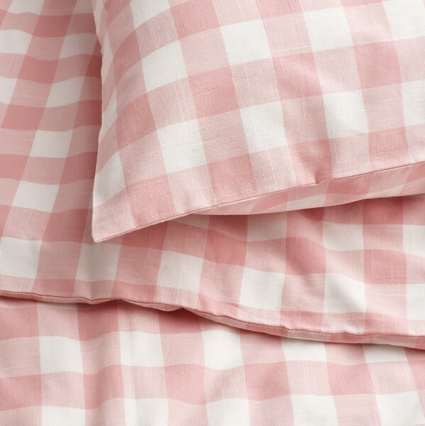 Bombažna posteljnina PINK CUBIS roza, 100% bombaž Dimenzije posteljnine: 70 x 80 cm | 140 x 200 cm