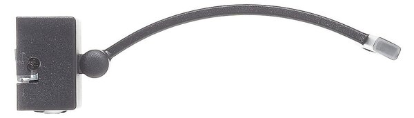 Freelight Matisse LED stenska svetilka, širina 45 cm, črna, zatemnjen, Črna, Dnevna soba / jedilnica, Kovina, Sodobni