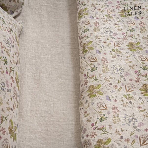 Napenjalna lanena rjuha v naravni barvi 140x200 cm Natural – Linen Tales