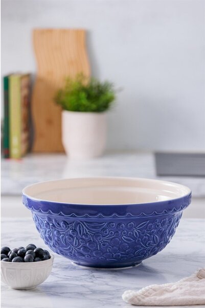 Modra skleda iz kamenine ø 26 cm Fruits Blueberry – Mason Cash
