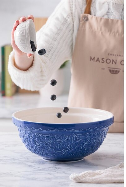 Modra skleda iz kamenine ø 26 cm Fruits Blueberry – Mason Cash