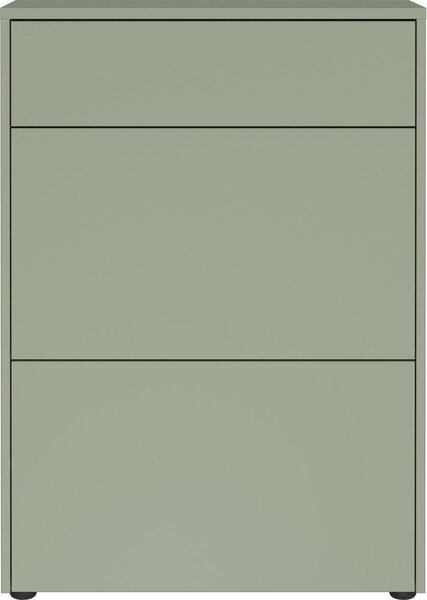 Prašno zelena omarica v mat dekorju 70x99x34 cm Binetto – Germania