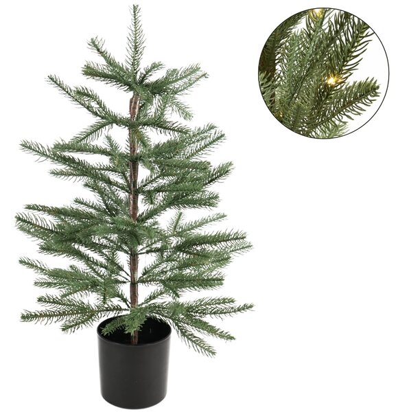 Umetna božična smreka NORDIC z LED osvetlitvijo, 60 cm