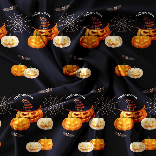 Posteljnina iz mikrovlaken PUMPKIN NIGHT temno modra Dimenzije posteljnine: 70 x 80 cm | 140 x 200 cm