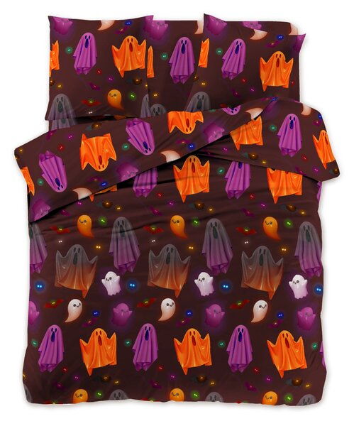 Črna posteljnina iz mikrovlaken SPOOKY SOIREE Dimenzije posteljnine: 2 kom 70 x 80 cm | 160 x 200 cm
