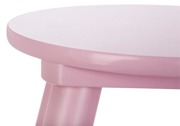 Roza otroški tabure STOOL PINK