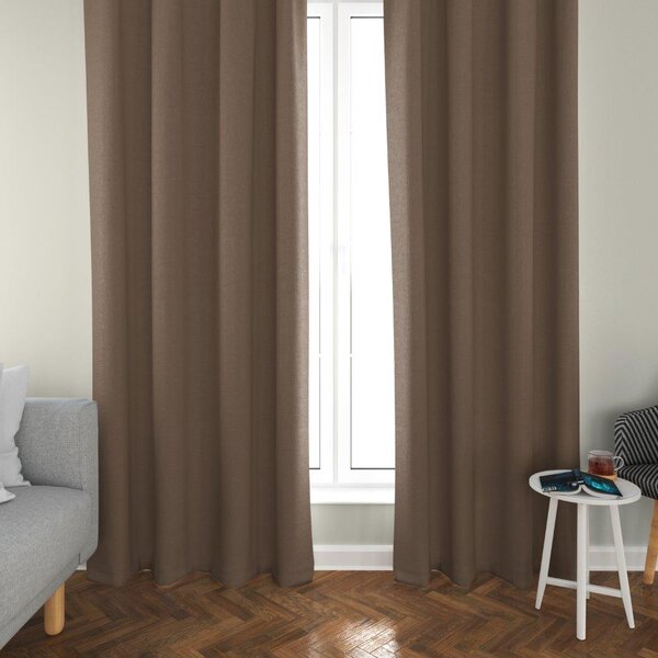 2x Svetlo rjava zavesa OXFORD 140x250 cm