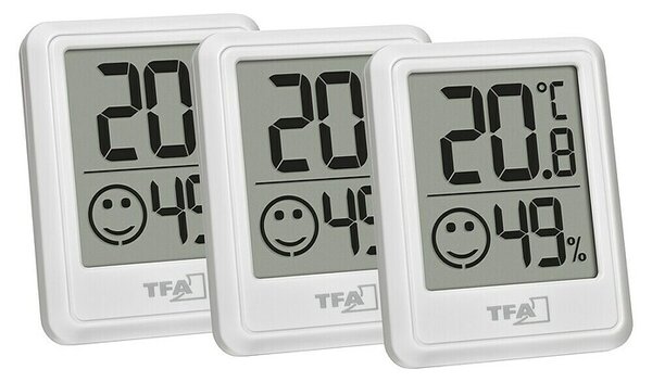 TFA Dostmann Digitalni termo-higrometer (3 kos)