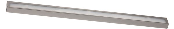 MCJ Mera LED stenska svetilka, širina 120 cm, aluminij, 4.000K, Kovinska, Hodnik, Kovina, Sodobni