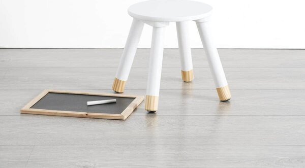 Bel otroški stolček STOOL WHITE