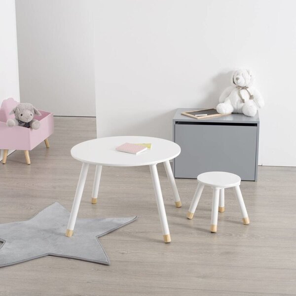 Bel otroški stolček STOOL WHITE