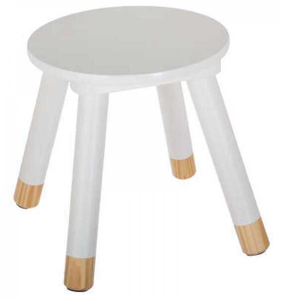 Bel otroški stolček STOOL WHITE