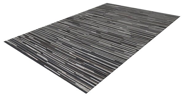 RAVNO TKANA PREPROGA 170/240 cm tkano temno siva