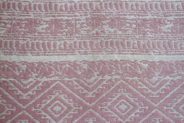 VINTAGE PREPROGA 160/230 cm tkano pink