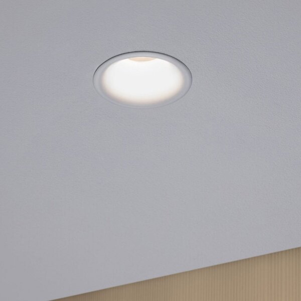 Paulmann svetilka za vgradnjo Cymbal 3x6W warmdim IP44, zatemnjen, Bela, Dnevna soba / jedilnica, Plastika, Sodobni, Vgradne svetilke okrogle
