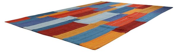 TEKAČ 80/150 cm taftano večbarvno, rdeča