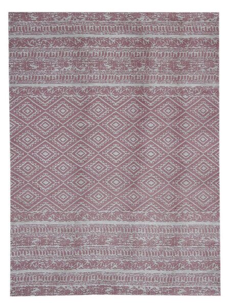 VINTAGE PREPROGA 160/230 cm tkano pink