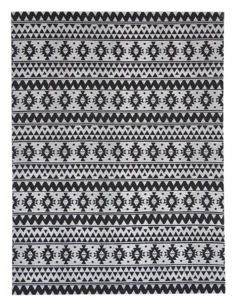 VINTAGE PREPROGA 120/170 cm tkano črna