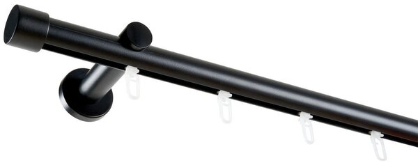 SET ZA DROG ZA ZAVESE 120 cm črna