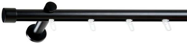 SET ZA DROG ZA ZAVESE 120 cm črna