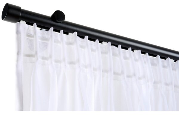 SET ZA DROG ZA ZAVESE 120 cm črna