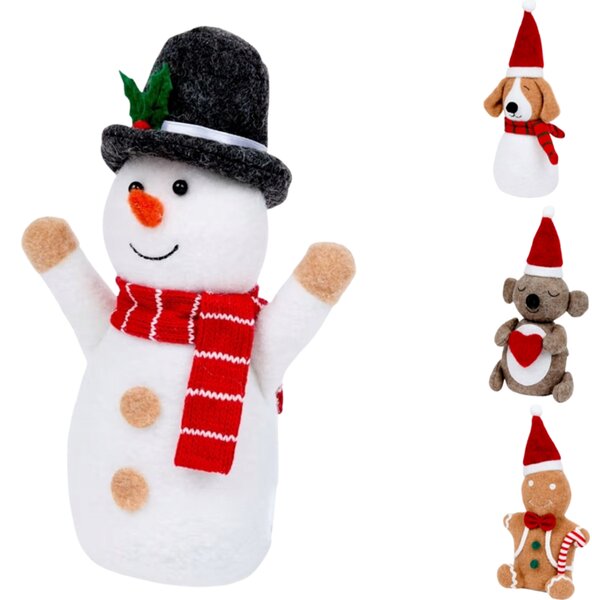 Božična dekoracija SNOWY FRIENDS 27 cm - več variant Različica: Gingerbread