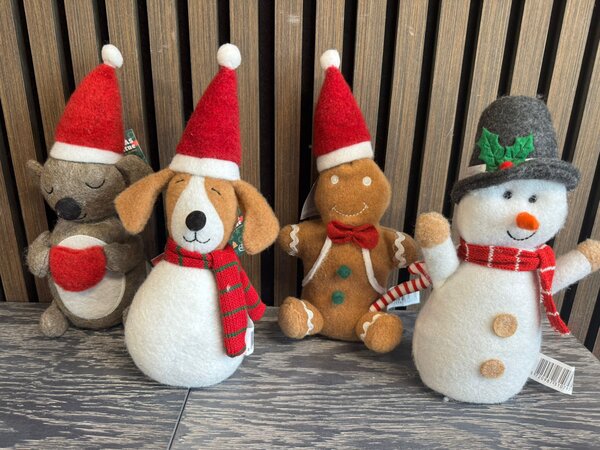Božična dekoracija SNOWY FRIENDS 27 cm - več variant Različica: Gingerbread