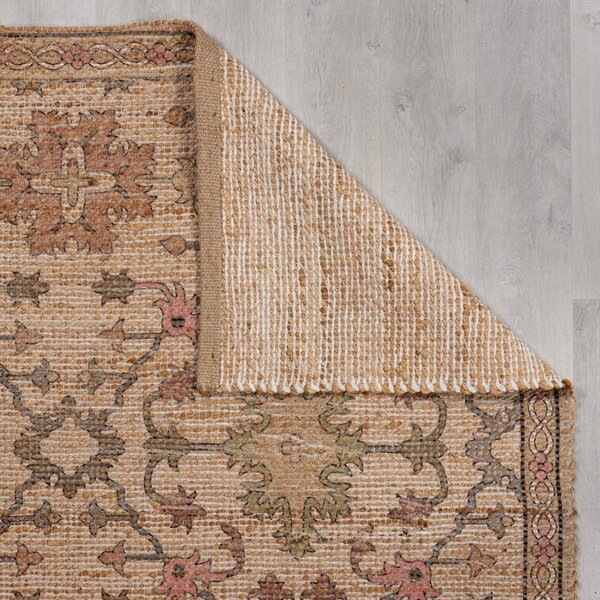 Ročno tkana preproga iz mešanice jute v naravni barvi 200x290 cm Celine Jute Global – Flair Rugs