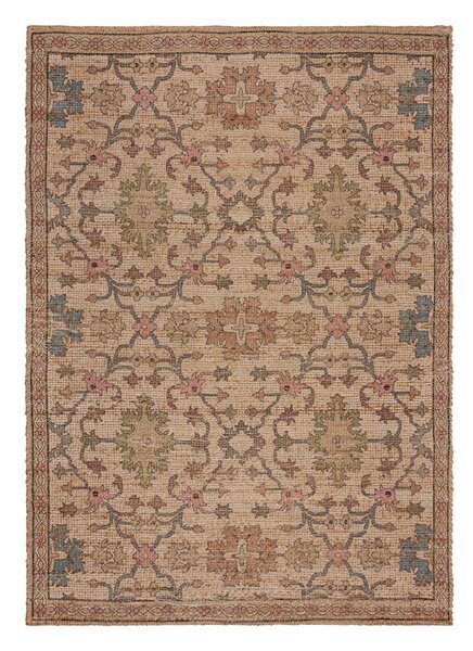 Ročno tkana preproga iz mešanice jute v naravni barvi 200x290 cm Celine Jute Global – Flair Rugs