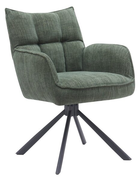 Zeleni oblazinjeni jedilni stoli v kompletu 2 ks Marilla – Unique Furniture