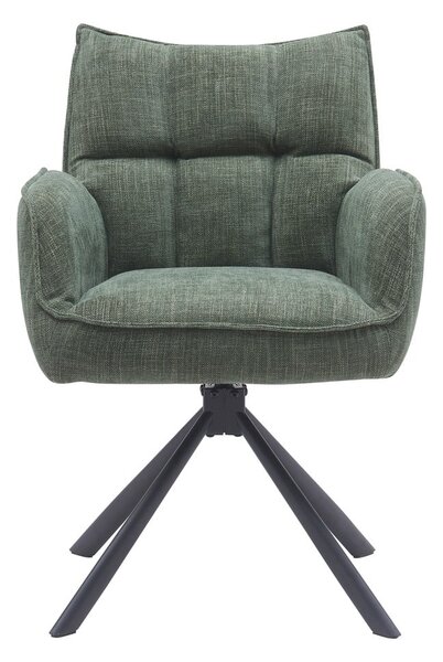 Zeleni oblazinjeni jedilni stoli v kompletu 2 ks Marilla – Unique Furniture