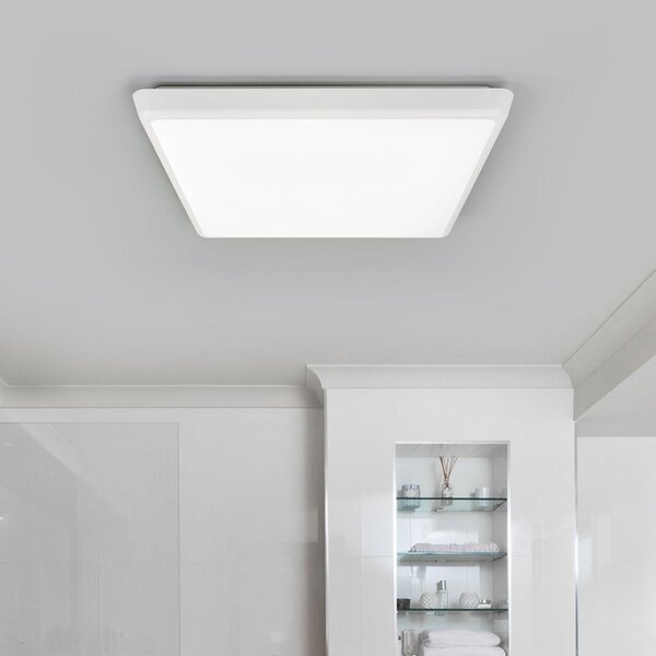 Arcchio LED stropna svetilka Augustin, 40 x cm, bela, IP54, Bela, Kopalnica, Plastika, Sodobni