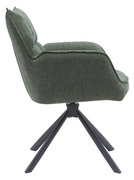 Zeleni oblazinjeni jedilni stoli v kompletu 2 ks Marilla – Unique Furniture