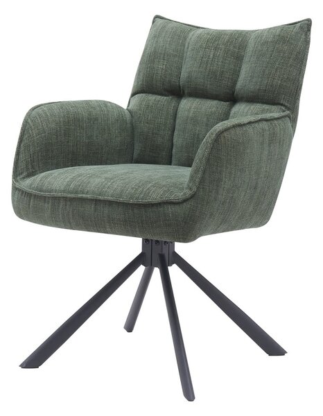 Zeleni oblazinjeni jedilni stoli v kompletu 2 ks Marilla – Unique Furniture