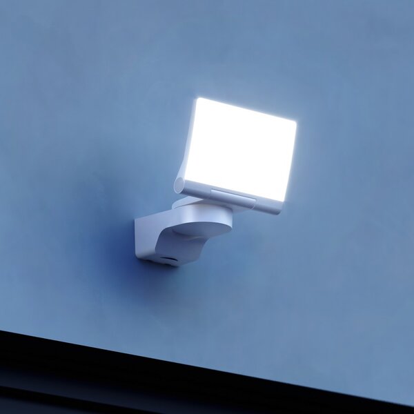 STEINEL XLED Home 2 zunanji reflektor v beli barvi, Bela, Plastika, Stenski reflektor