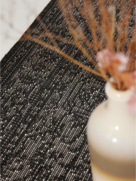 Črno-bel zunanji in notranji tekač 80x250 cm Duet Kona – NORTHRUGS