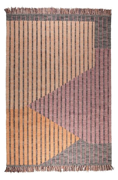 Rožnata/breskova bombažna preproga 160x230 cm Hampton – Dutchbone