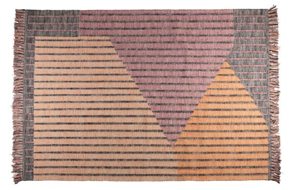 Rožnata/breskova bombažna preproga 160x230 cm Hampton – Dutchbone