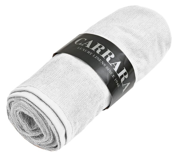 Set brisač CARRARA 1 kos 60x100 cm in 1 kos 40x55 cm 100% bombaž, bela