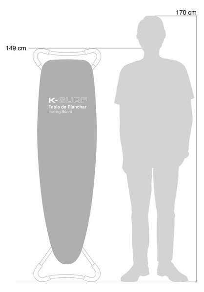Likalna deska 130x37 cm K-Surf Salvia Tube – Rolser